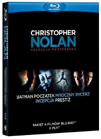 Pakiet Ch. Nolan (Batman Początek, Mroczny Rycerz, Prestiż, Incepcja) [6 Blu-Ray]