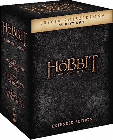 Hobbit: Trylogia - wydanie rozszerzone [15 x DVD]