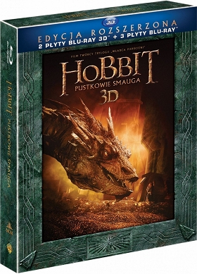 Hobbit: Pustkowie Smauga - wydanie rozszerzone [2 x Blu-Ray 3D + 3 x Blu-Ray]