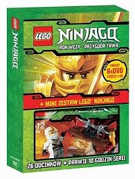 LEGO NINJAGO (cz.1-6) - 6 x DVD + gadżet