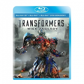 Transformers: Wiek Zagłady (Wydanie 3 - dyskowe) [Blu-Ray 3D + 2 x Blu-Ray]