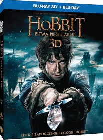 Hobbit: Bitwa Pięciu Armii- 2xBlu-ray 3D + 2xBlu-ray 2D