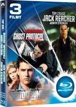 TOP GUN + MISSION IMPOSSIBLE: GHOST PROTOCOL + JACK REACHER - 3  x Bluray